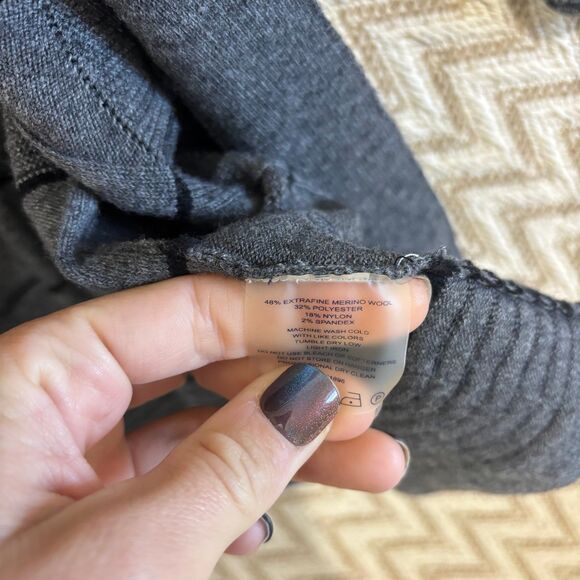 Title Nine Women’s Delilah Hooded Wool Blend Cardigan Sweater - Picture 6 of 6